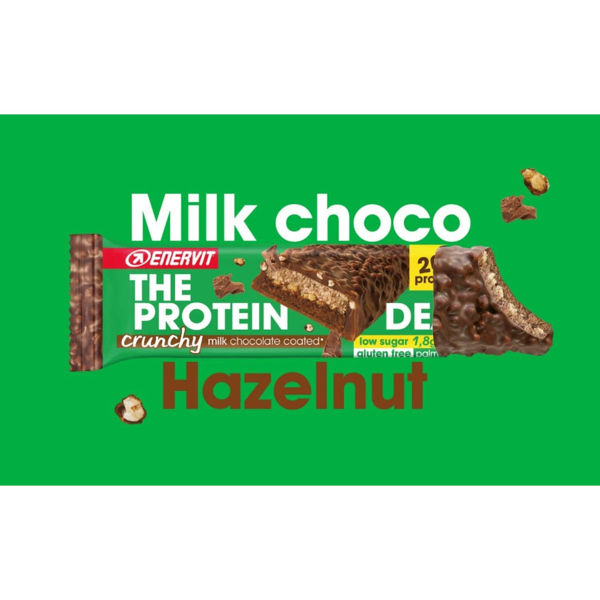 Enervit The Protein Deal Bar Milk Choco & Hazelnut 55g (Pack of 25) - image 4