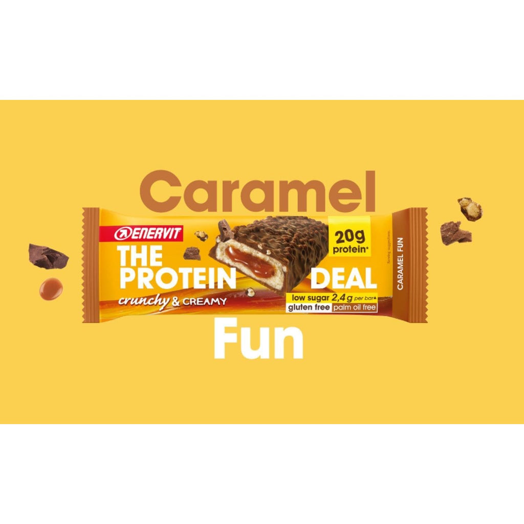 Enervit The Protein Deal Bar Caramel Fun 55g (Pack of 25) - image 4