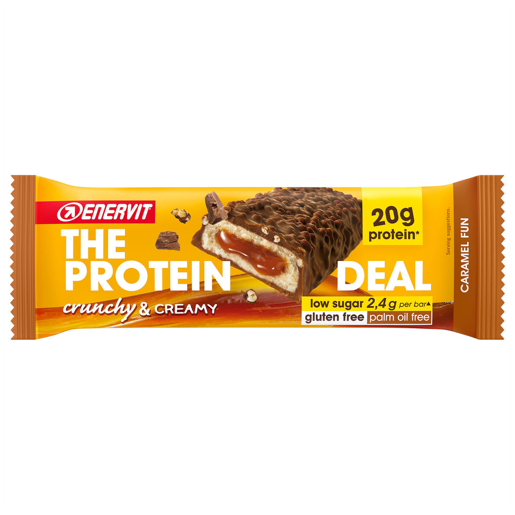 Enervit The Protein Deal Bar Caramel Fun 55g (Pack of 25)