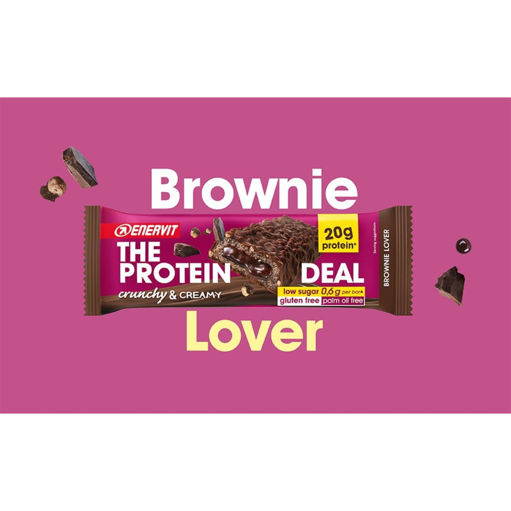 Enervit The Protein Deal Bar Brownie Lover 55g (Pack of 25) - image 4