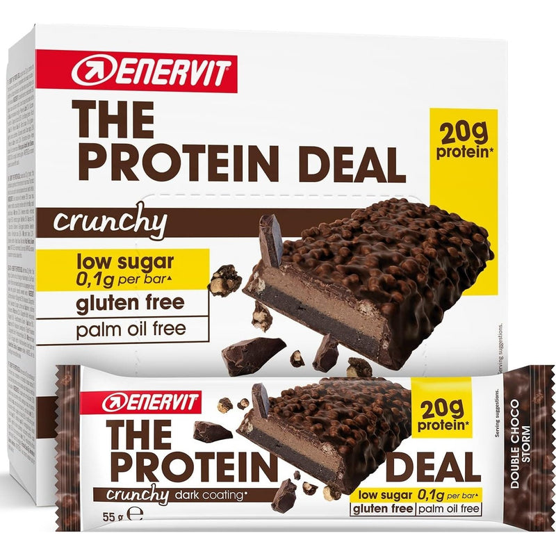 Enervit The Protein Deal Bar Double Choco Storm 55g (Pack of 25)
