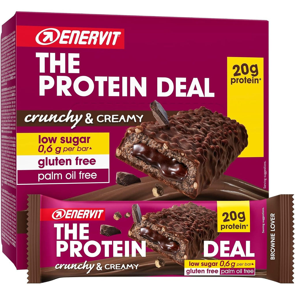 Enervit The Protein Deal Bar Brownie Lover 55g (Pack of 25)