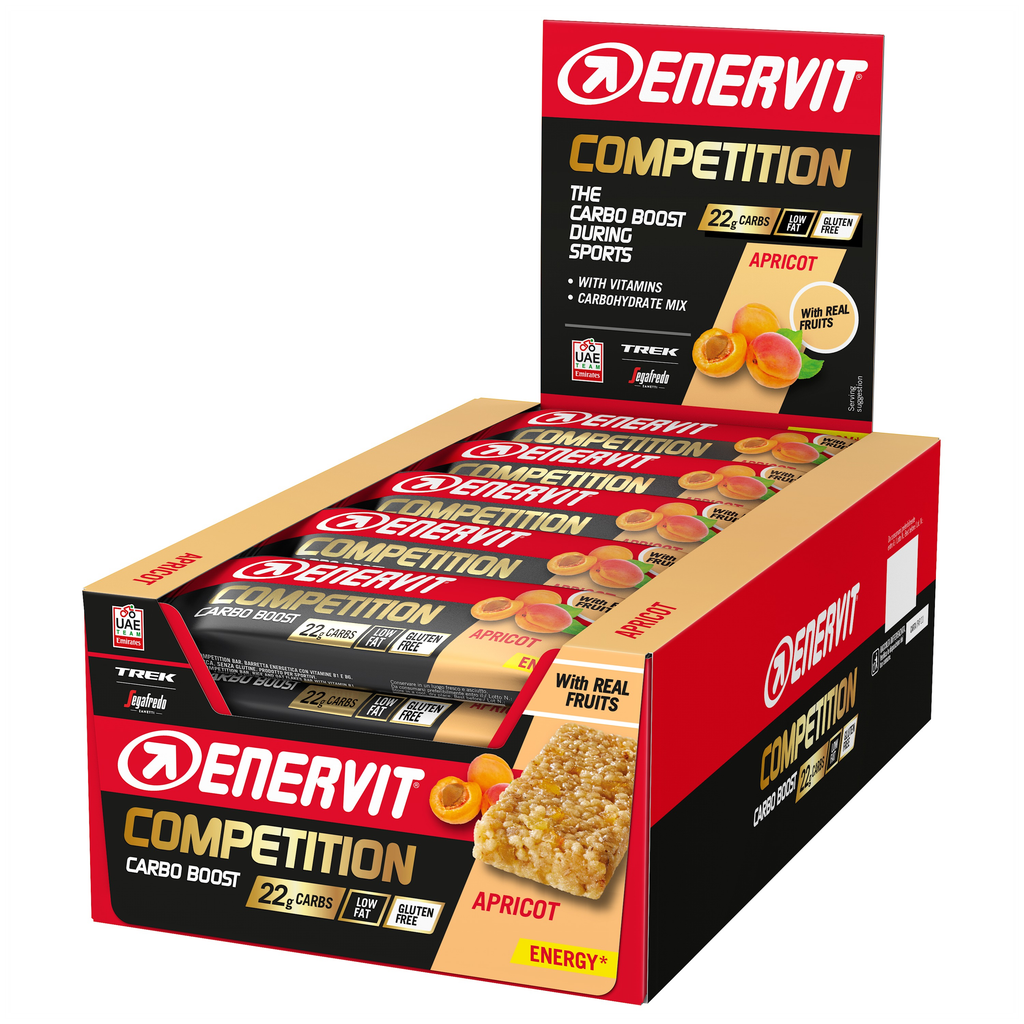 Enervit Competition Carbo Boost Bar Apricot 30g (Pack of 25)