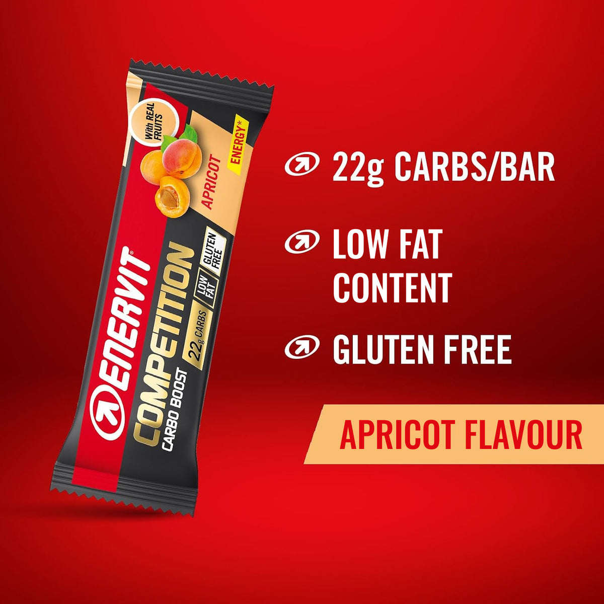 Enervit Competition Carbo Boost Bar Apricot 30g - image 2