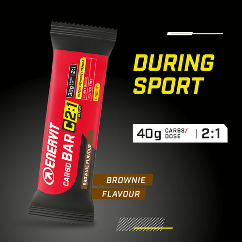 Enervit C2:1 Carbo Bar Brownie 45g (Pack of 30) - image 2