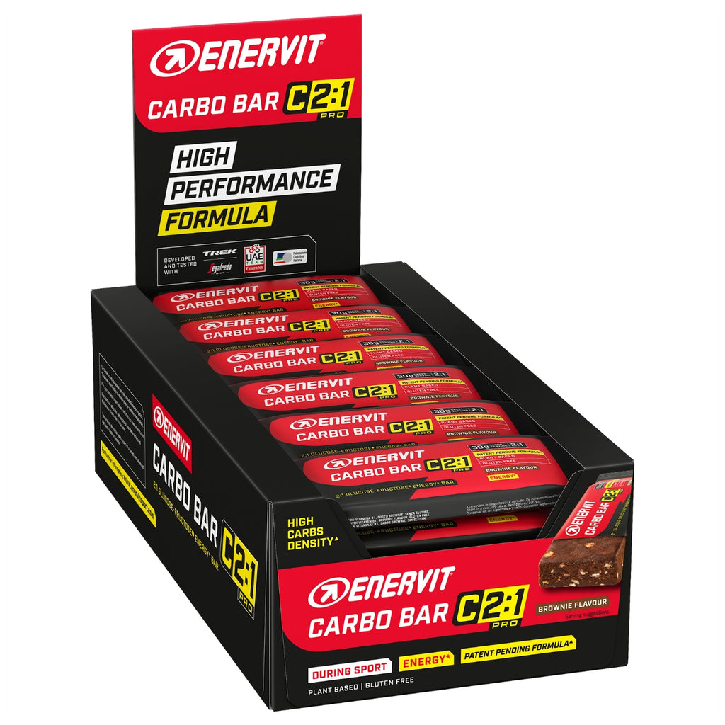 Enervit C2:1 Carbo Bar Brownie 45g (Pack of 30)