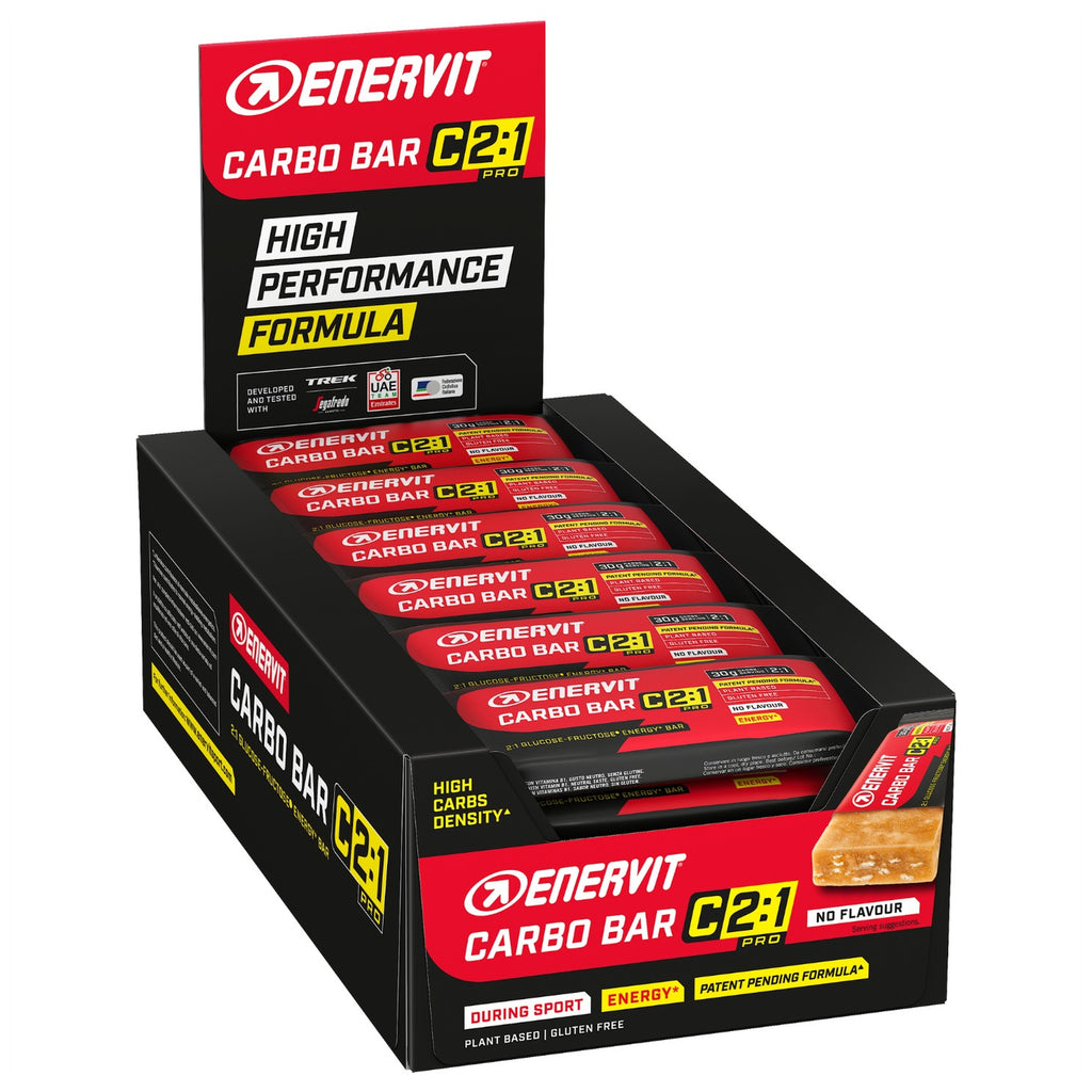 Enervit C2:1 Carbo Bar Unflavoured 45g (Pack of 30)